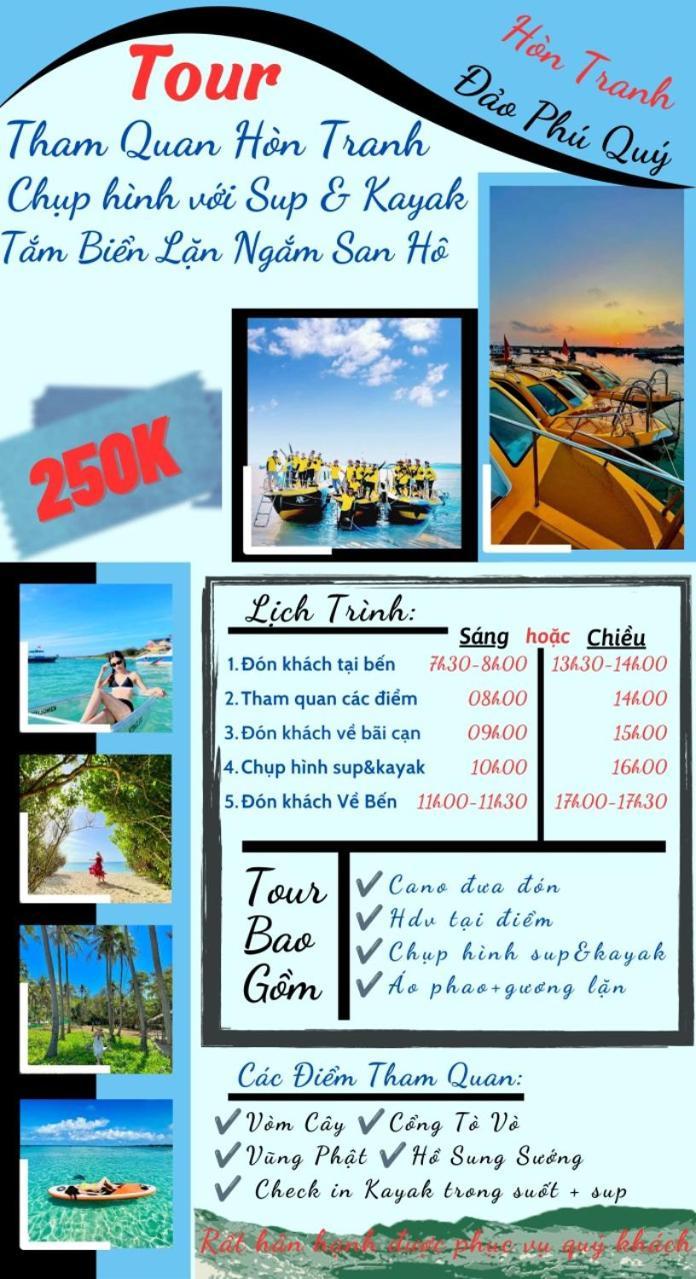 Huong Duong Hotel Dao Phu Quy Bagian luar foto